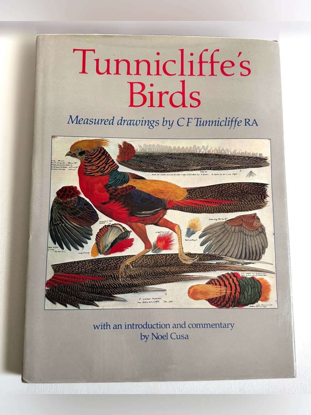 Tunnicliffe's Birds Measured Drawings by C F Tunnicliffe Hardcover Book Bird Art